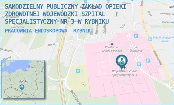 PRACOWNIA ENDOSKOPOWA - SAMODZIELNY PUBLICZNY ZAKŁAD OPIEKI ZDROWOTNEJ WOJEWÓDZKI SZPITAL SPECJALISTYCZNY NR 3 W RYBNIKU - UL. ENERGETYKÓW 46,  RYBNIK