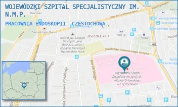 PRACOWNIA ENDOSKOPII - WOJEWÓDZKI SZPITAL SPECJALISTYCZNY IM. N.M.P. - UL. POLSKIEGO CZERWONEGO KRZYŻA 7,  CZĘSTOCHOWA