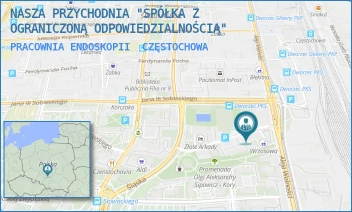PRACOWNIA ENDOSKOPII - NASZA PRZYCHODNIA "SPÓŁKA Z OGRANICZONĄ ODPOWIEDZIALNOŚCIĄ" - ALEJA WOLNOŚCI 46,  CZĘSTOCHOWA