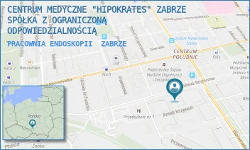 PRACOWNIA ENDOSKOPII - CENTRUM MEDYCZNE "HIPOKRATES" ZABRZE SPÓŁKA Z OGRANICZONĄ ODPOWIEDZIALNOŚCIĄ - UL. WŁADYSŁAWA REYMONTA 42,  ZABRZE
