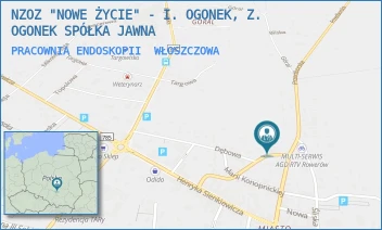PRACOWNIA ENDOSKOPII - NZOZ "NOWE ŻYCIE" - I. OGONEK, Z. OGONEK SPÓŁKA JAWNA - MLECZARSKA 11,  WŁOSZCZOWA