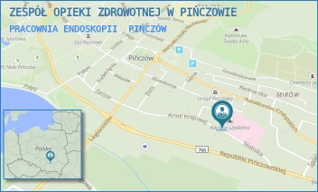 PRACOWNIA ENDOSKOPII - ZESPÓŁ OPIEKI ZDROWOTNEJ W PIŃCZOWIE - ARMII KRAJOWEJ 22,  PIŃCZÓW