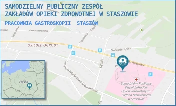 PRACOWNIA GASTROSKOPII - SAMODZIELNY PUBLICZNY ZESPÓŁ ZAKŁADÓW OPIEKI ZDROWOTNEJ W STASZOWIE - 11 LISTOPADA 78,  STASZÓW