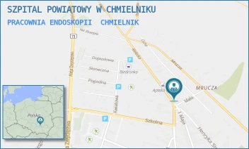 PRACOWNIA ENDOSKOPII - SZPITAL POWIATOWY W CHMIELNIKU - KIELECKA 1-3,  CHMIELNIK