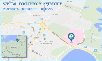 PRACOWNIA ENDOSKOPII - SZPITAL POWIATOWY W KĘTRZYNIE - M.C. SKŁODOWSKIEJ 2,  KĘTRZYN
