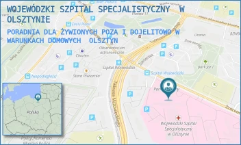 PORADNIA DLA ŻYWIONYCH POZA I DOJELITOWO W WARUNKACH DOMOWYCH - WOJEWÓDZKI SZPITAL SPECJALISTYCZNY  W OLSZTYNIE - ŻOŁNIERSKA 18,  OLSZTYN