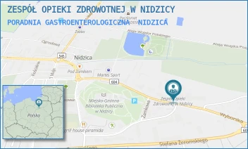PORADNIA GASTROENTEROLOGICZNA - ZESPÓŁ OPIEKI ZDROWOTNEJ W NIDZICY - MICKIEWICZA 25,  NIDZICA