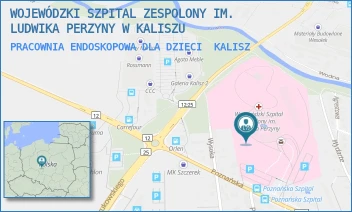PRACOWNIA ENDOSKOPOWA DLA DZIECI - WOJEWÓDZKI SZPITAL ZESPOLONY IM. LUDWIKA PERZYNY W KALISZU - POZNAŃSKA 79,  KALISZ