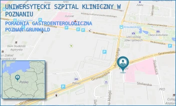 PORADNIA GASTROENTEROLOGICZNA - UNIWERSYTECKI SZPITAL KLINICZNY W POZNANIU - GRUNWALDZKA 16/18,  POZNAŃ-GRUNWALD