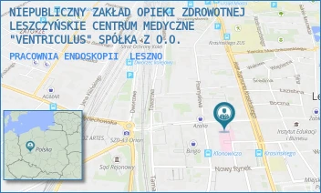 PRACOWNIA ENDOSKOPII - NIEPUBLICZNY ZAKŁAD OPIEKI ZDROWOTNEJ LESZCZYŃSKIE CENTRUM MEDYCZNE "VENTRICULUS" SPÓŁKA Z O.O. - SŁOWIAŃSKA 41,  LESZNO