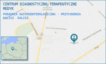 PORADNIA GASTROENTEROLOGICZNA - PRZYCHODNIA KALISZ - CENTRUM DIAGNOSTYCZNO-TERAPEUTYCZNE MEDYK - PODKOWIŃSKIEGO 2,  KALISZ