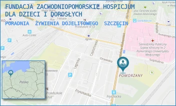 PORADNIA  ŻYWIENIA DOJELITOWEGO - FUNDACJA ZACHODNIOPOMORSKIE HOSPICJUM DLA DZIECI I DOROSŁYCH - POWSTAŃCÓW WIELKOPOLSKICH 66/68,  SZCZECIN