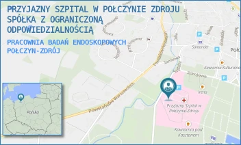 PRACOWNIA BADAŃ ENDOSKOPOWYCH - PRZYJAZNY SZPITAL W POŁCZYNIE ZDROJU SPÓŁKA Z OGRANICZONĄ ODPOWIEDZIALNOŚCIĄ - SZPITALNA 5,  POŁCZYN-ZDRÓJ