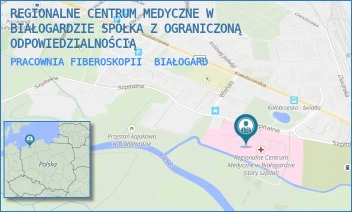 PRACOWNIA FIBEROSKOPII - REGIONALNE CENTRUM MEDYCZNE W BIAŁOGARDZIE SPÓŁKA Z OGRANICZONĄ ODPOWIEDZIALNOŚCIĄ - SZPITALNA 7,  BIAŁOGARD