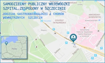 ODDZIAŁ GASTROENTEROLOGII I CHORÓB WEWNĘTRZNYCH - SAMODZIELNY PUBLICZNY WOJEWÓDZKI SZPITAL ZESPOLONY W SZCZECINIE - ARKOŃSKA 4, SZCZECIN